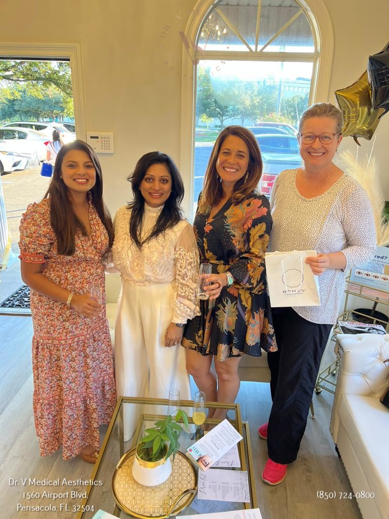 Dr. V Patel and staff of Dr. V Medical Aesthetics